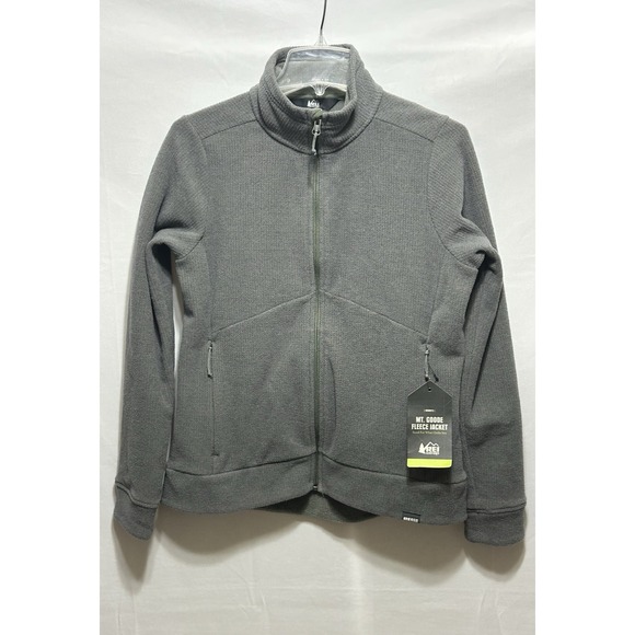 Grays Jackets & Blazers - REI CO OP Womens‎ Small Reg Gray Mt. Goode Fleece Jacket NWT